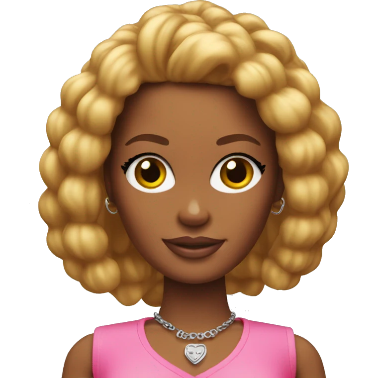 Barbie with dred locks emoji