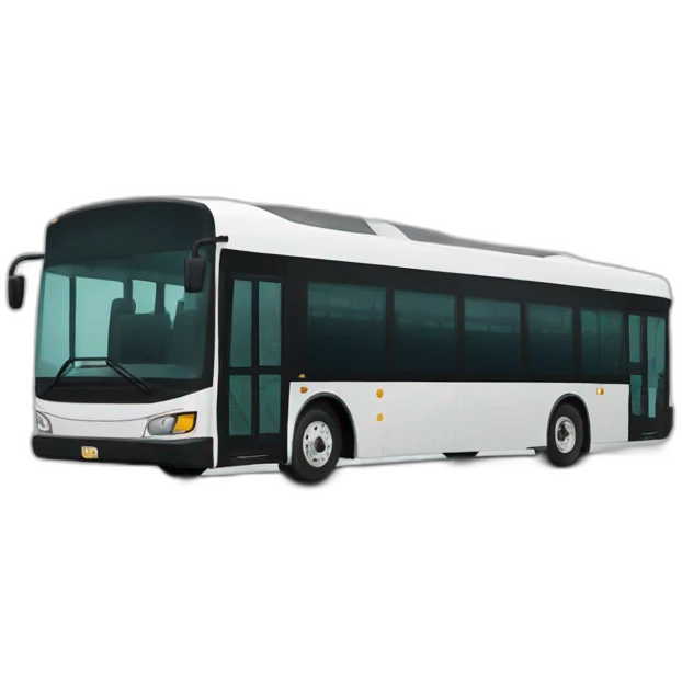 Modern bus from the side emoji