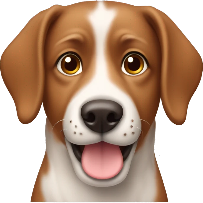 ￼ brown dog emoji