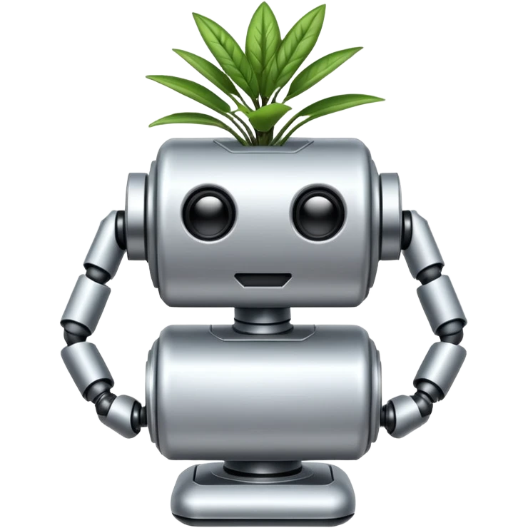 robotic plant emoji