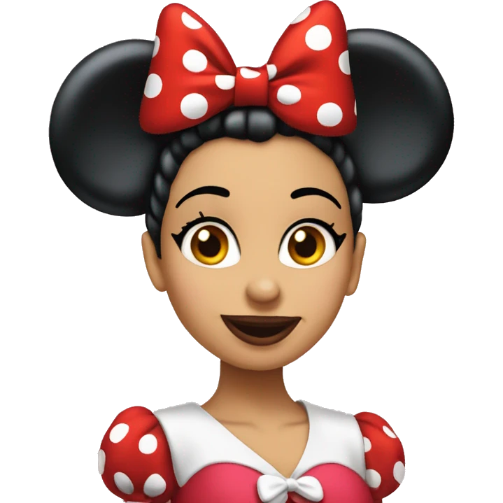 Minnie beijo emoji