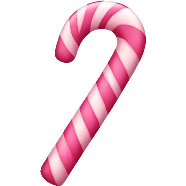 pink candy cane emoji