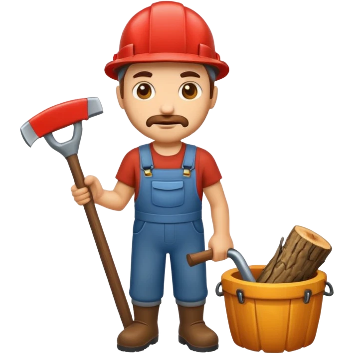 woodcutter emoji