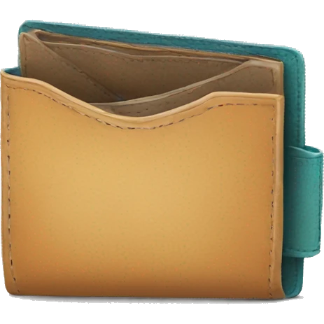 inside empty wallet emoji