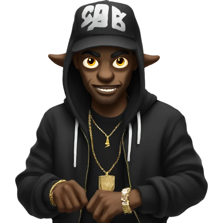 Demon rapper emoji