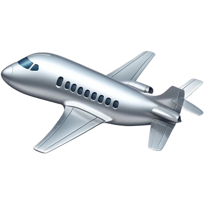 Plane flying to the left emoji