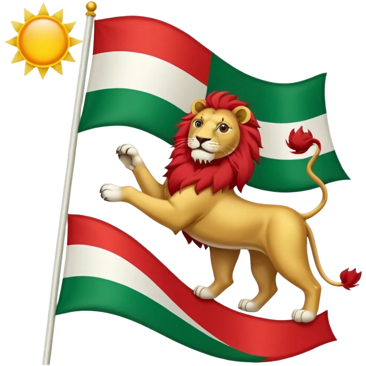 پرچم پهلوی emoji