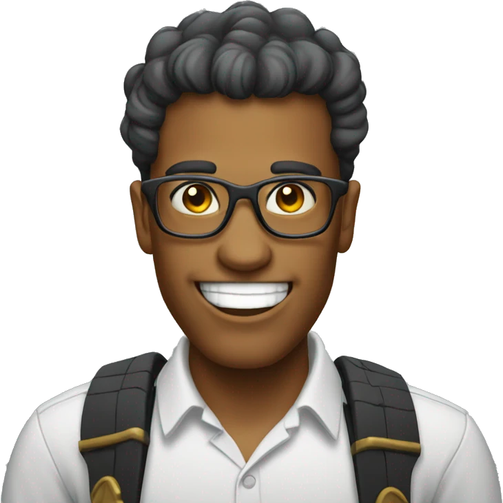 nerd skull emoji emoji