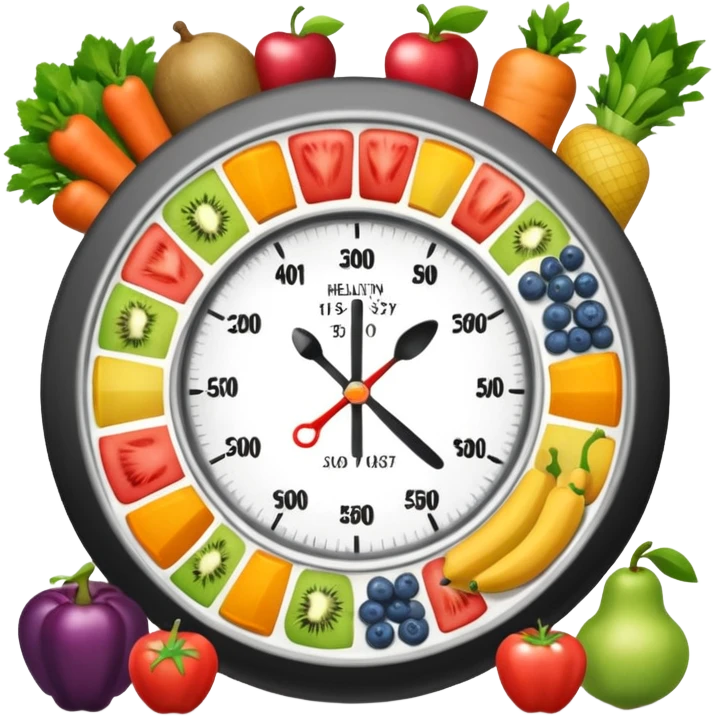 Weight loss menu emoji