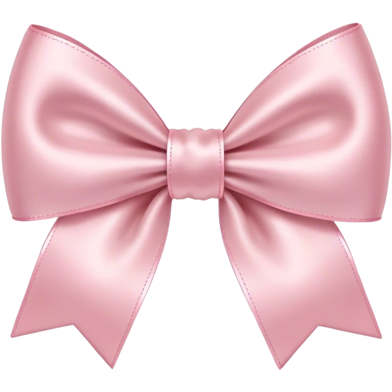 Pale Pink bow emoji