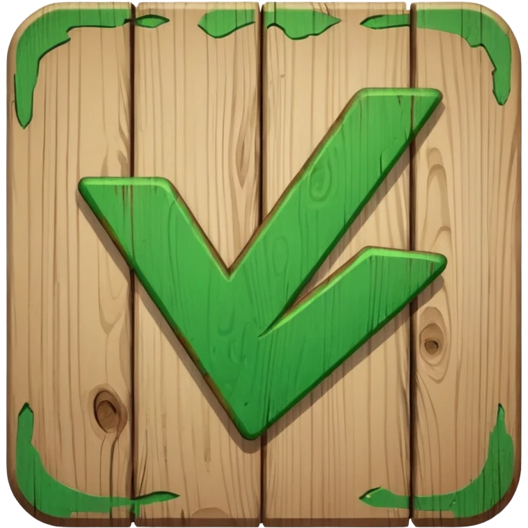 sign with check mark emoji