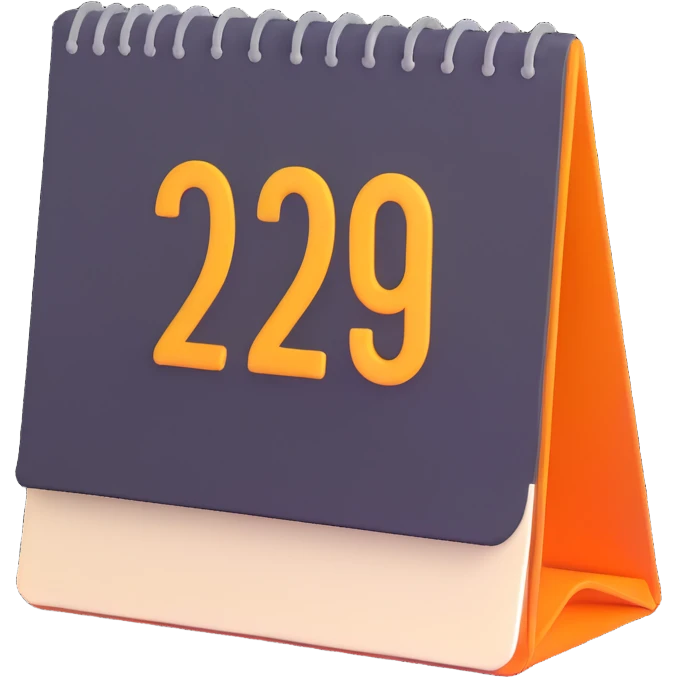 desk calendar emoji