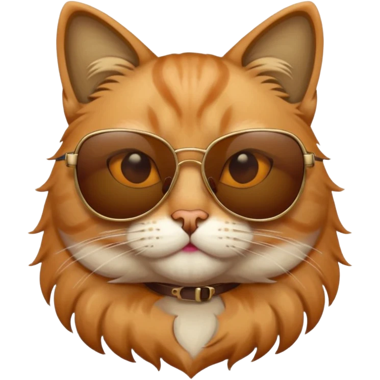 Cat wearing sunglasses emoji