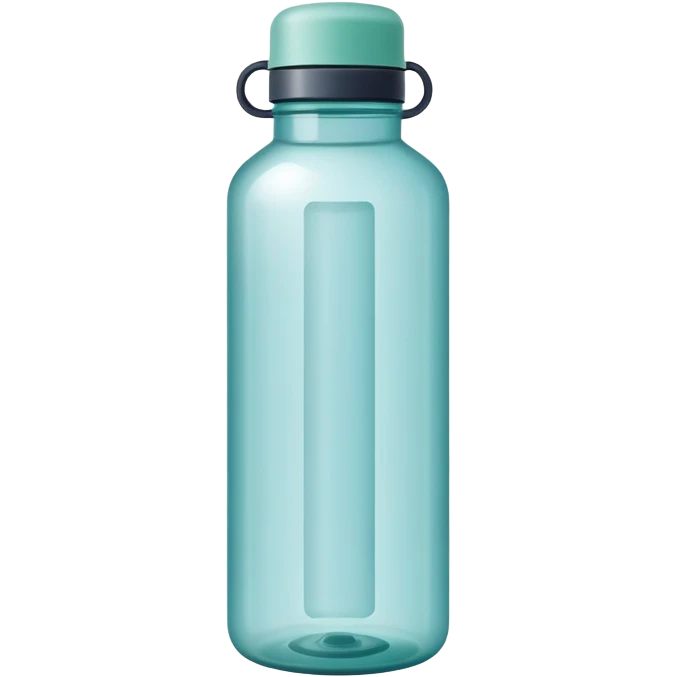water bottle in sea green color, make sure the width and height if image must be equal in size emoji
