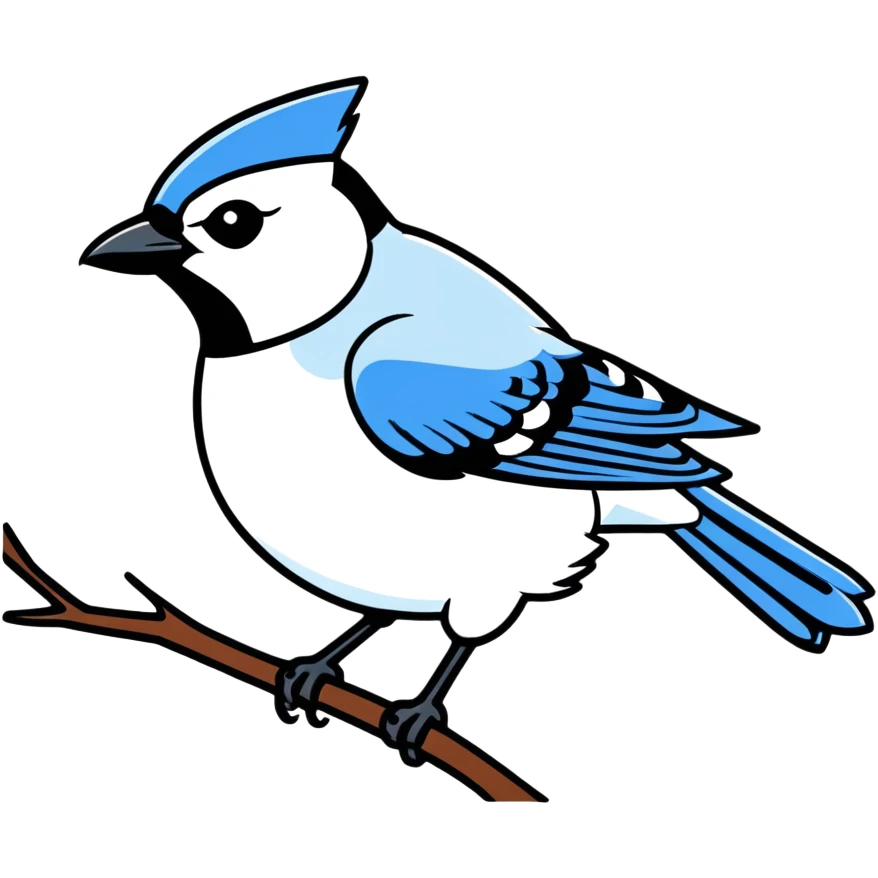 Blue jay emoji