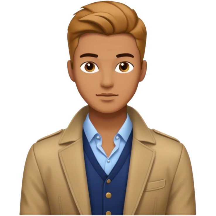 male fashion model emoji