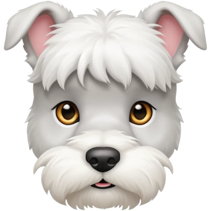 minature white schnauzer emoji