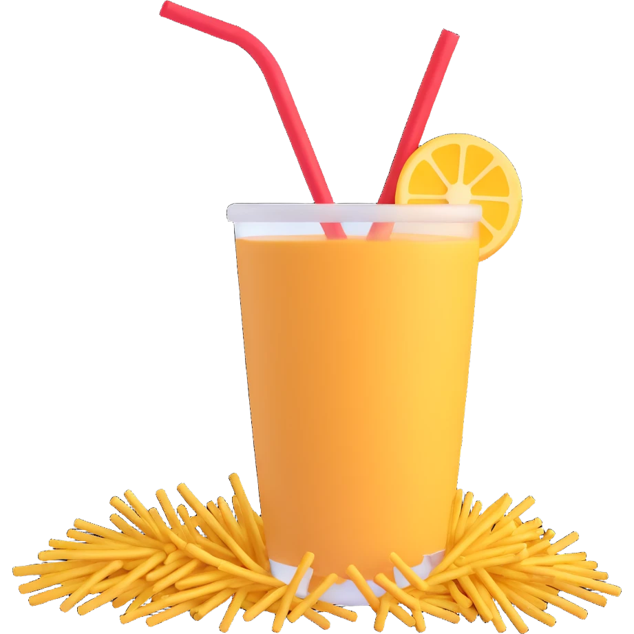 straw simple emoji