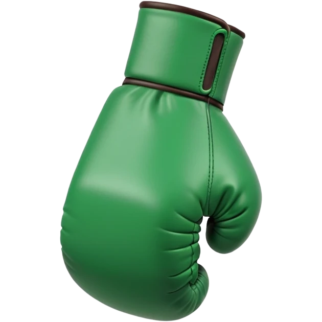Green boxing punch emoji