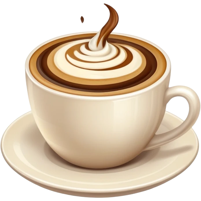 Coffee with cream  emoji