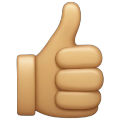 Thumbs up emoji