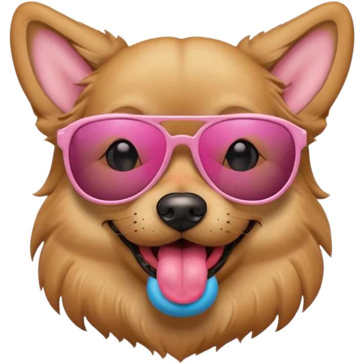 dog with sunglasses emoji