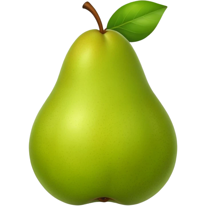 picking a pear emoji