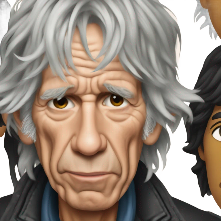 Keith Richards in tears emoji
