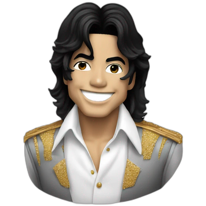 michael jackson sorrindo emoji
