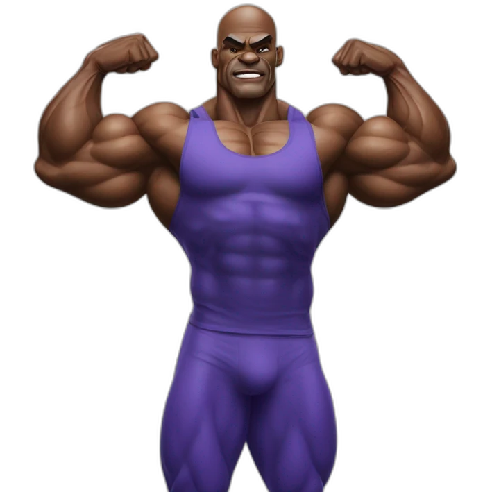 Ronnie Coleman Flexing muscles emoji