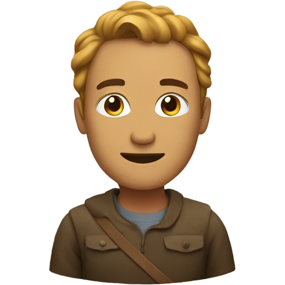 A man in a hill emoji