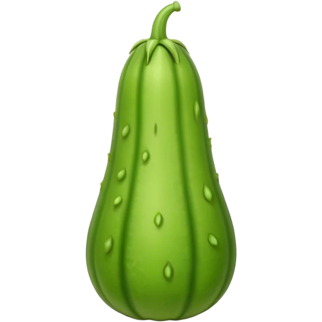 A long bitter gourd emoji