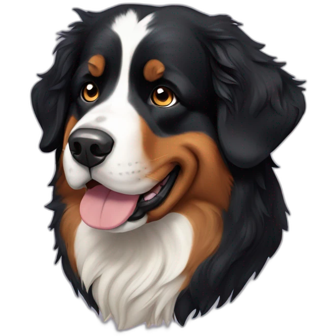 Bernese mountain dog emoji