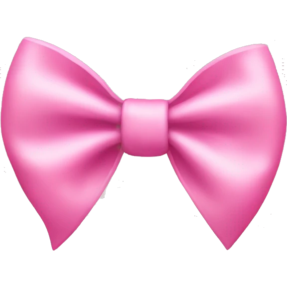 lights pink bow emoji