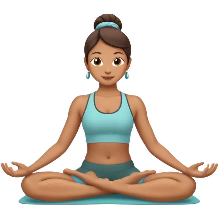 lotus yoga pose emoji