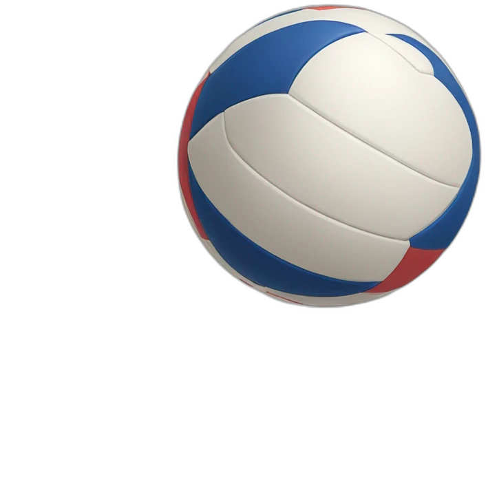 Balón de voleibol en forma de corazon  emoji