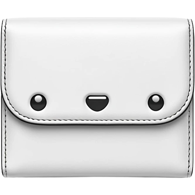 white wallet emoji