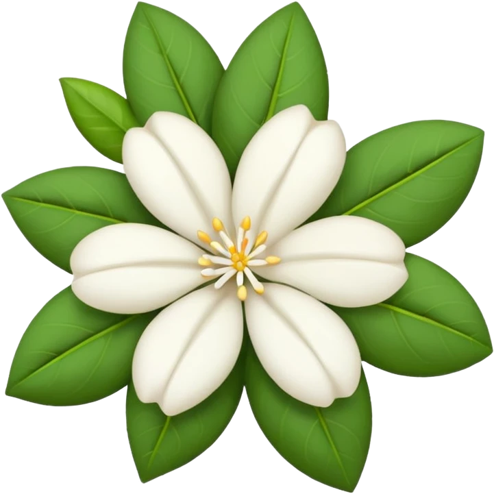 dry indian jasmine flower without leaf in emoji format  emoji