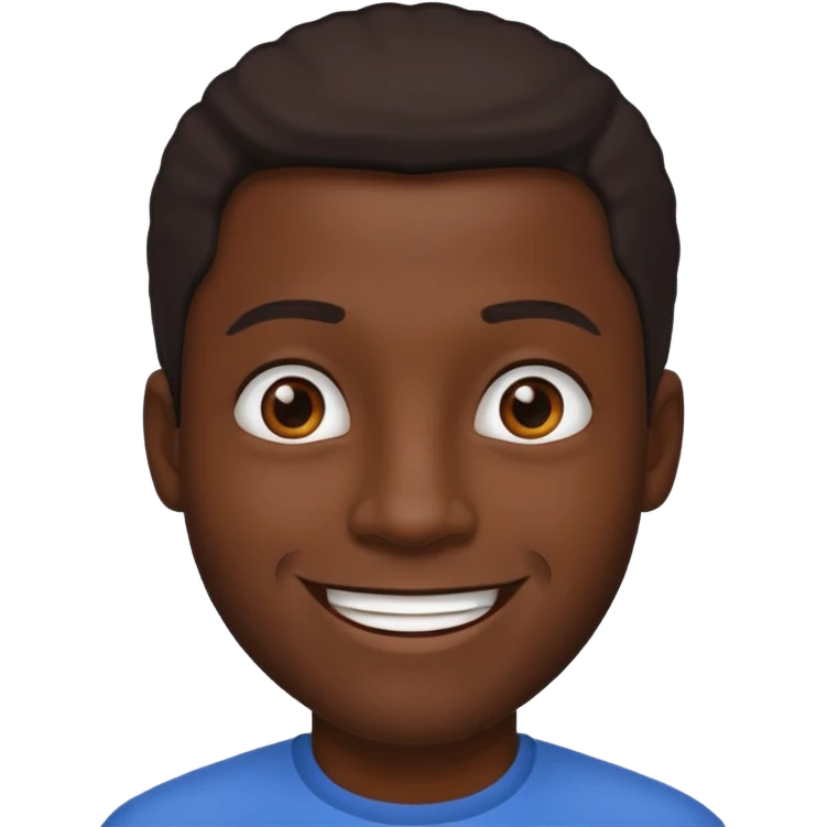 Black man emoji