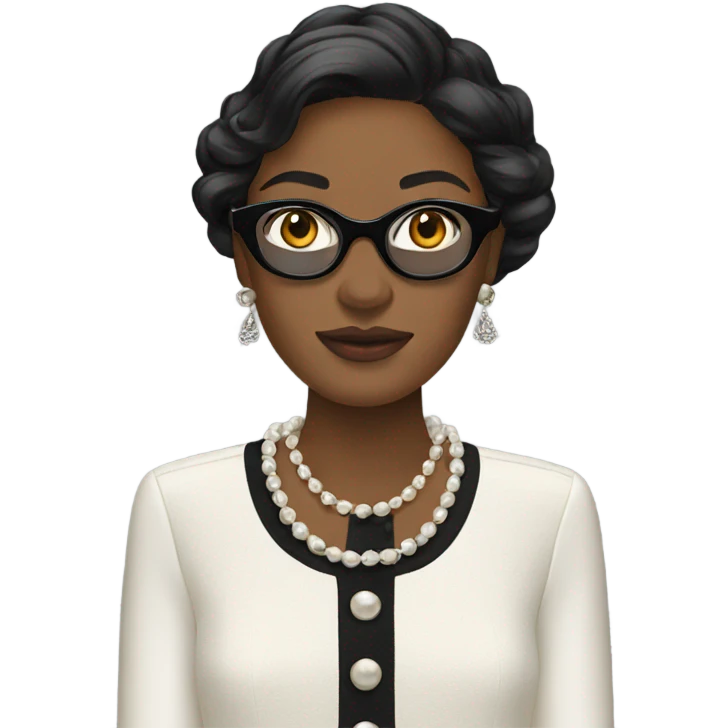 Women in Chanel  emoji