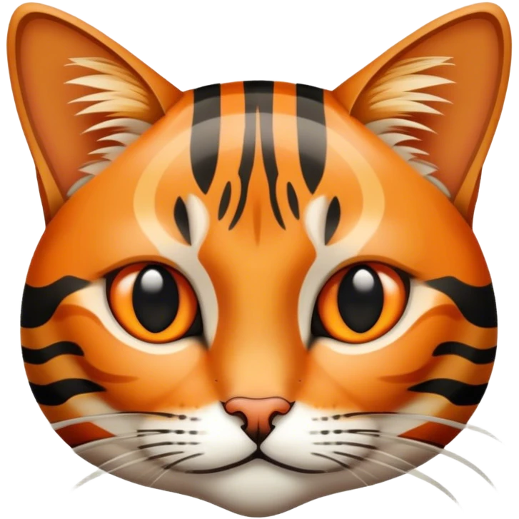 Long tabby cat emoji