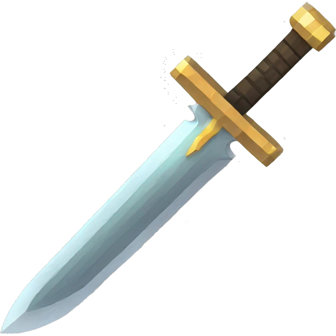 Minecraft sword emoji