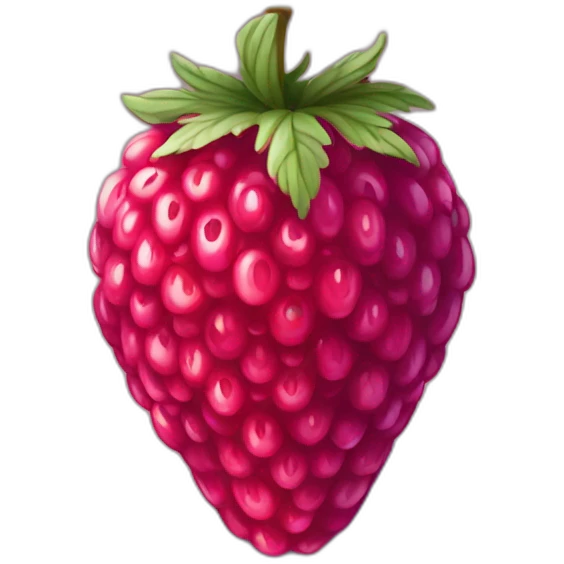 Fraise framboise myrtille emoji