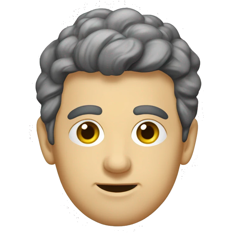 Schlauer Pyshisker der nach denkt emoji