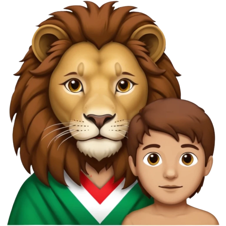 lion and son iranian flag emoji