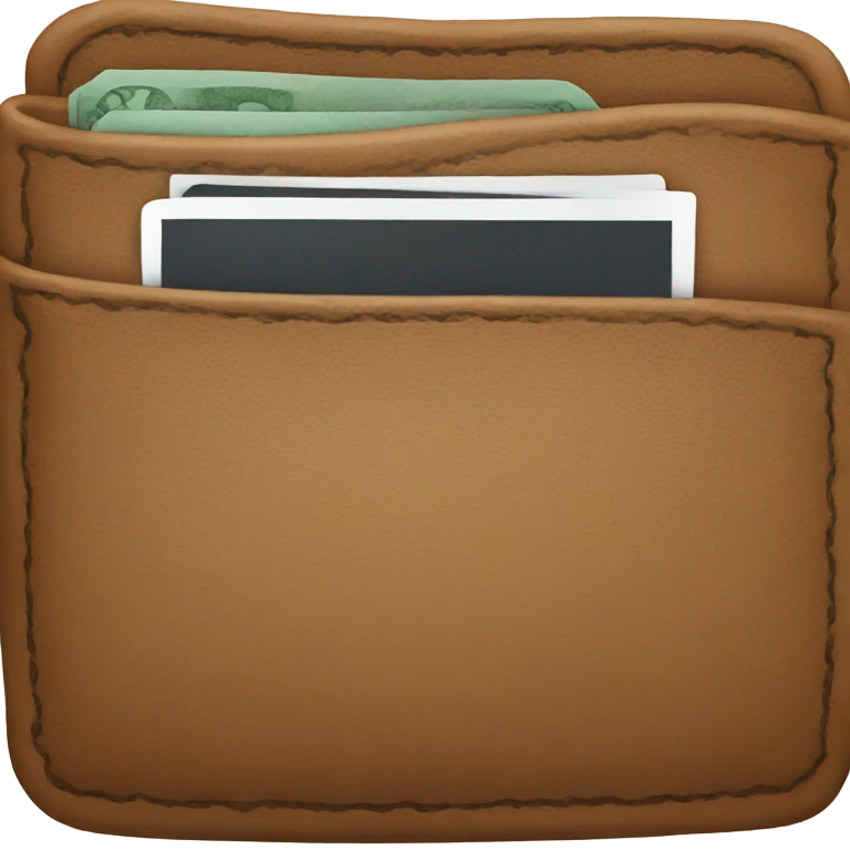 Empty wallet emoji