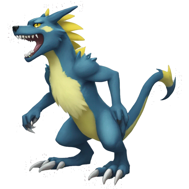 Lombax-Sergal-Vernid-Zeraora full body emoji