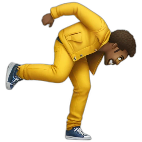 Guy twerking emoji