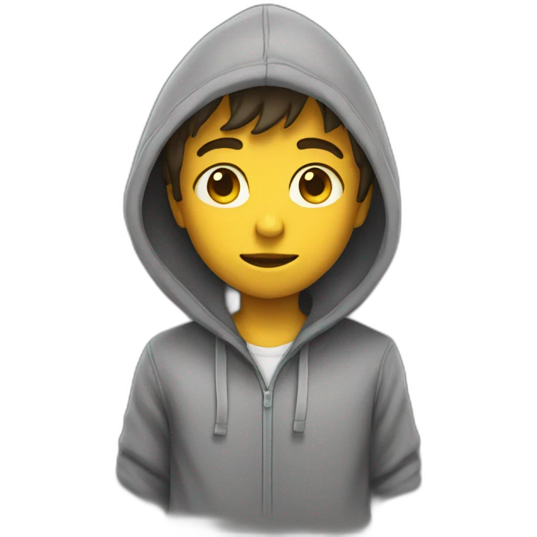 Hoodie boy emoji