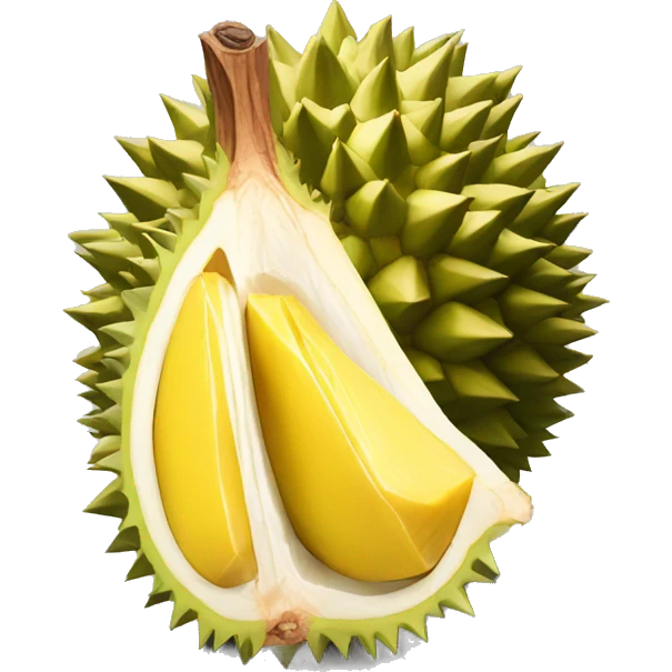 Durian fruit emoji